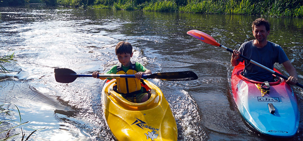 Familien Kajakkurs Wochenende auf der Altmühl
