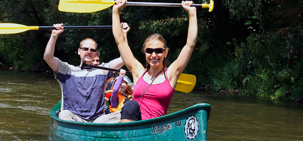 Familien Kanu Tour Altmühl