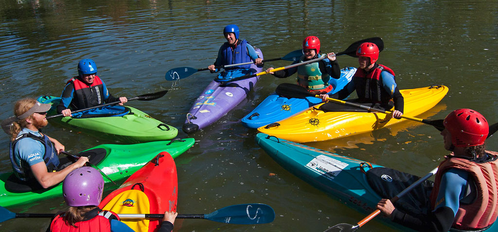Familien Kajakkurs Wochenende auf der Altmühl